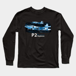 Lockheed P2 Neptune Aircraft Long Sleeve T-Shirt